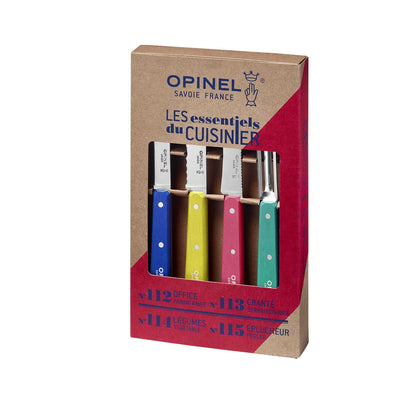 Opinel LES ESSENTIELS, bunt, 4- teilig
