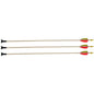 BLACK FLASH Archery Komplettpfeil-Set Holz RASANO 3" NF solid 5/16" (3 Stk)