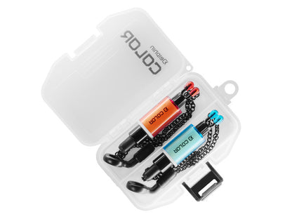 Delphin COLOR-Kettenbissanzeiger Set / 2 Stück