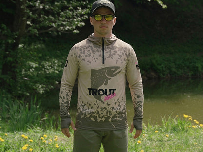 Delphin UV ARMOR 50+ Kapuzen-T-Shirt