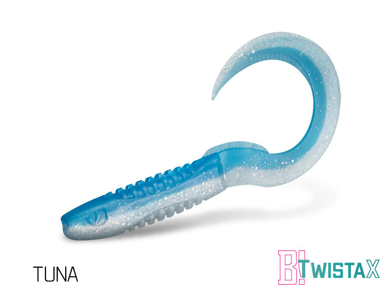 Gummiköder Delphin TwistaX Eeltail UVs / 5St.