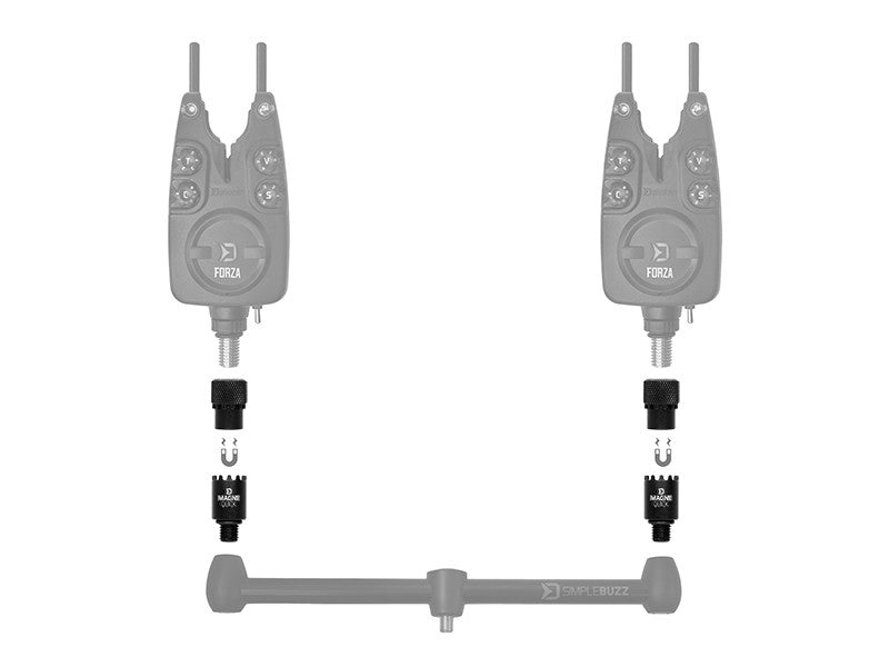 Delphin MagneQUICK Indikator Schnellkupplung / 2St.