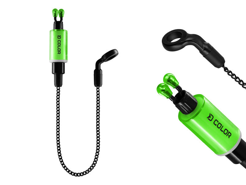 Delphin COLOR-Kettenbissanzeiger Set / 2 Stück