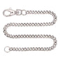 CJH Stabile Kette mit Ring, 43 cm
