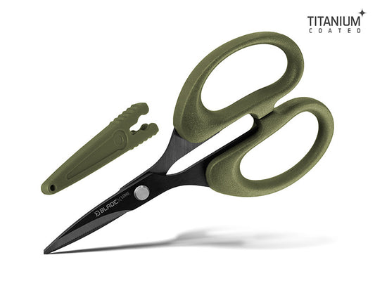 Delphin BladeX Long Titan geriffelte Schere