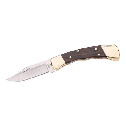 Buck 112 RANGER Finger Grooved Taschenmesser mit Etui