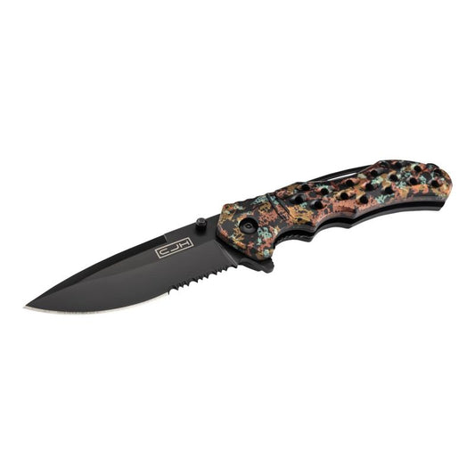 CJH Einhandmesser, camo/schwarz