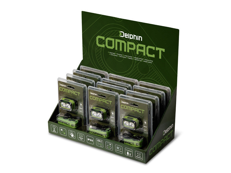 Stirnlampe Delphin COMPACT 3W/1200mAh