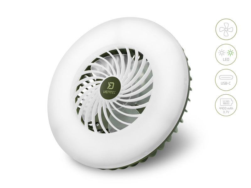 Ventilator mit Licht Delphin Ventix 7W/4400mAh