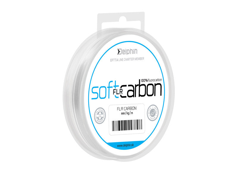 Delphin SOFT FLR CARBON - 100%Fluorocarbon Transp.