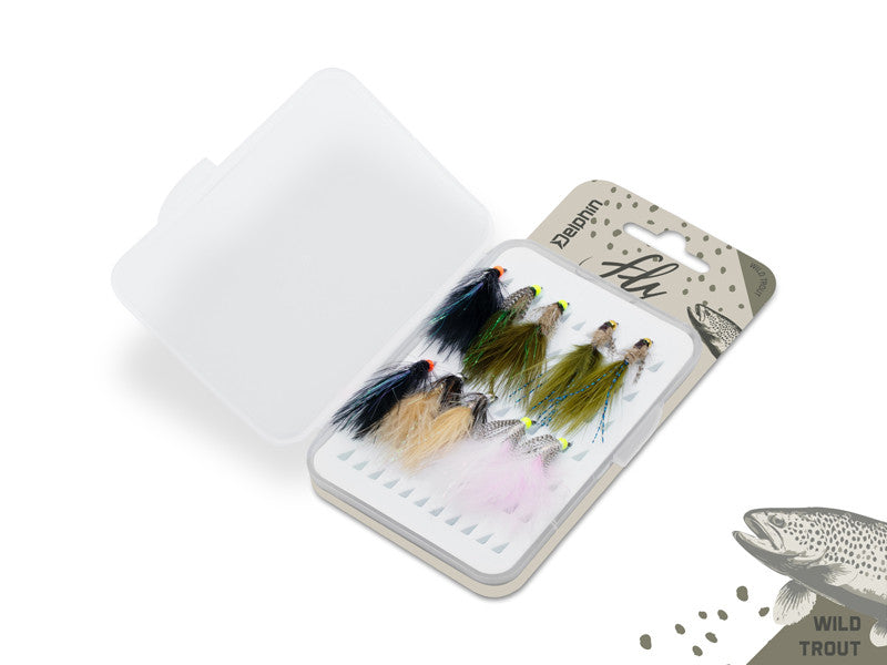 Set künstlicher Fliegen Delphin FLY / 10 Stück