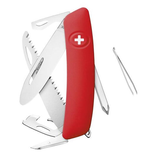 Swiza J06 R JUNIOR Kinder-Taschenmesser, rot, Blister