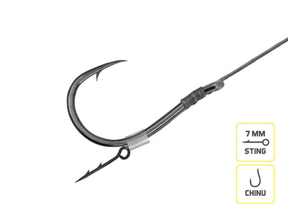 Delphin Braided Sting Feeder-Vorfach / 10St.