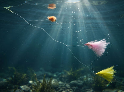 Set künstlicher Fliegen Delphin FLY / 10 Stück