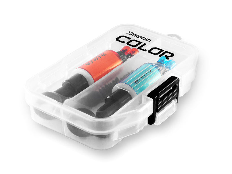 Delphin COLOR-Kettenbissanzeiger Set / 2 Stück