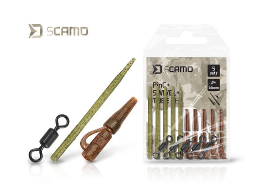 Set Delphin sCAMO PinC + Swivel + Tube / 5 Sets