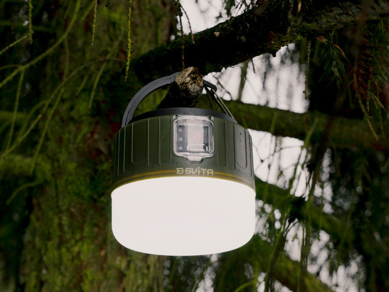 Campinglampe mit Fernbedienung Delphin SVITA