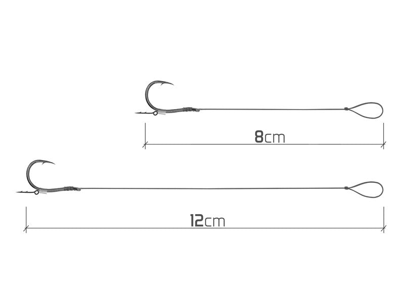 Delphin Braided Sting Feeder-Vorfach / 10St.
