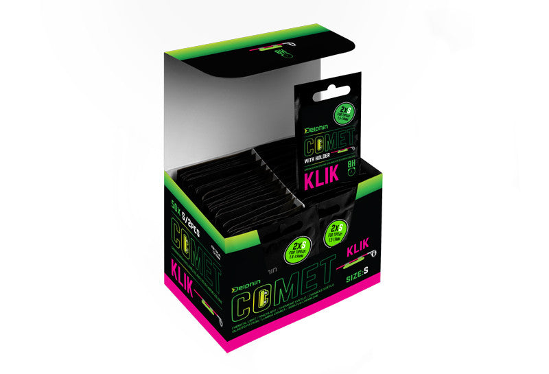 Delphin Comet KLIK mit Halter / 2St.