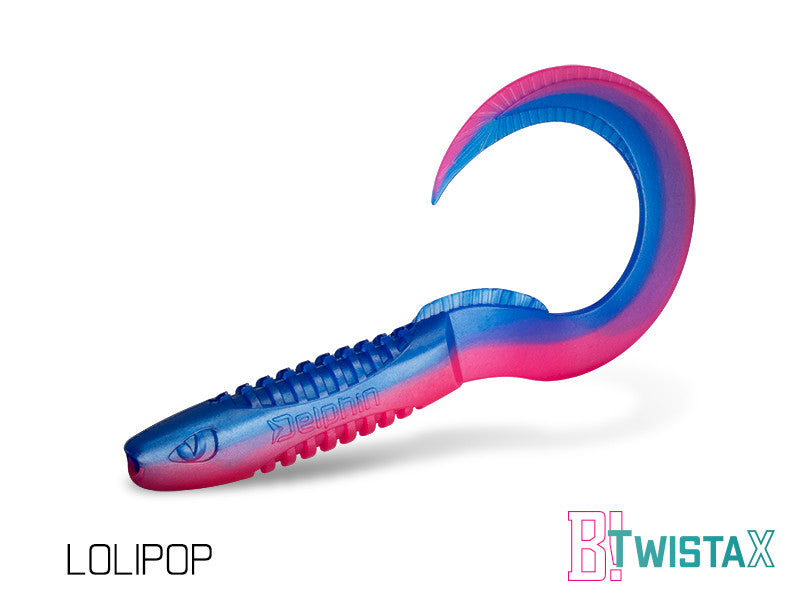 Gummiköder Delphin TwistaX Eeltail UVs / 5St.