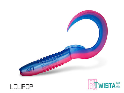 Gummiköder Delphin TwistaX Eeltail UVs / 5St.