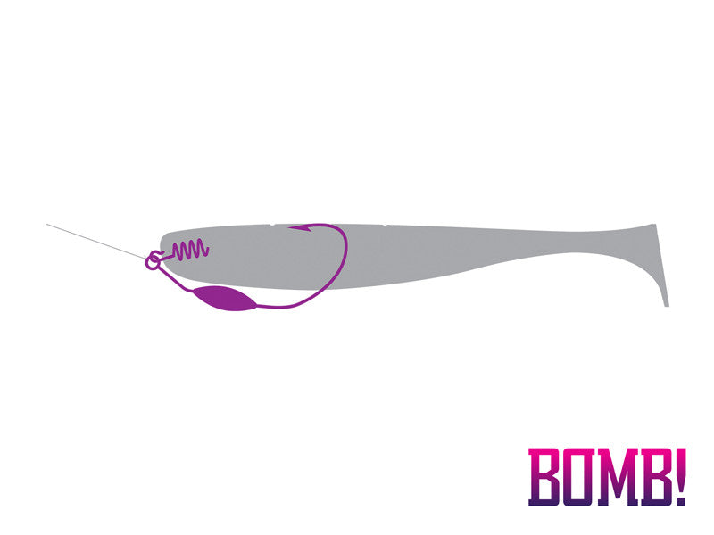 Haken BOMB! HeavyShank / 5 Stück