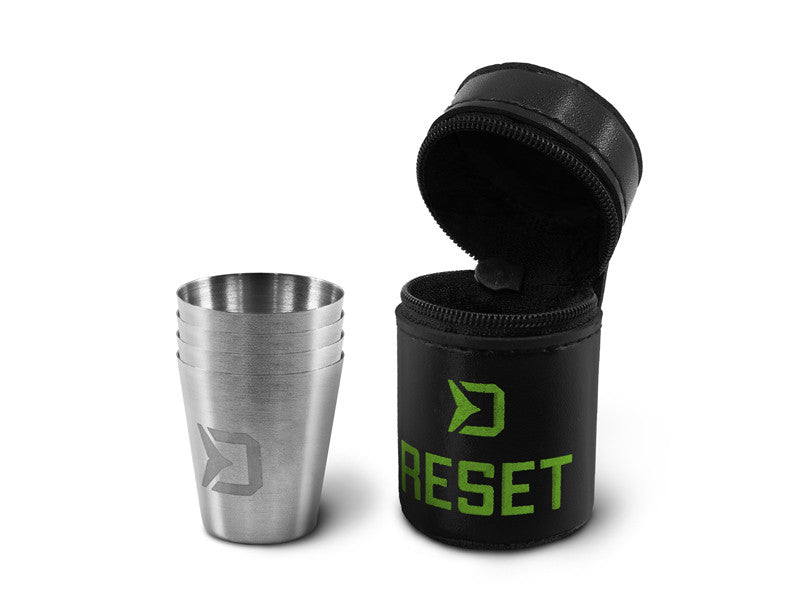 Edelstahlbecher-Set Delphin RESET 4in1