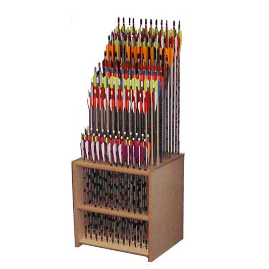 BLACK FLASH Archery Pfeildisplay für 144 Pfeile, abgestufte Anordnung