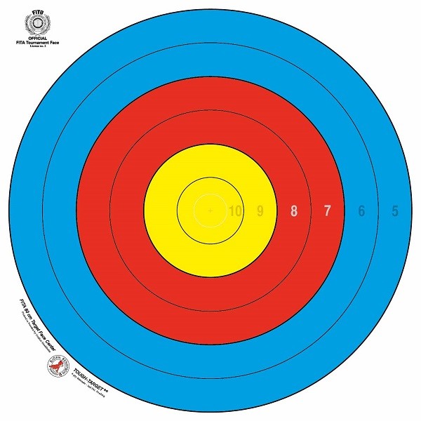 BLACK FLASH Archery Scheibenauflage SPOT 5-10 – 25 Stück