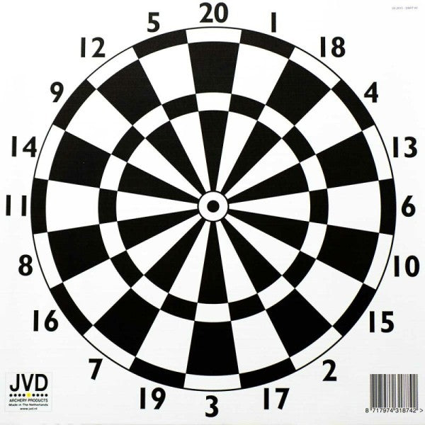 BLACK FLASH Archery Scheibenauflage DART – 20 Stück