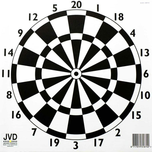 BLACK FLASH Archery Scheibenauflage DART – 20 Stück