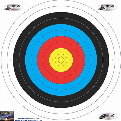 BLACK FLASH Archery Scheibenauflage Tough Target - Fita – 3 Stück