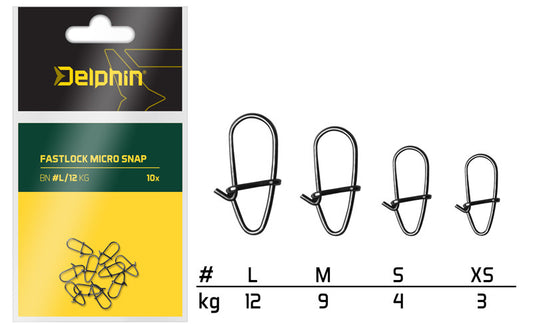 Fastlock micro snap / 10St.