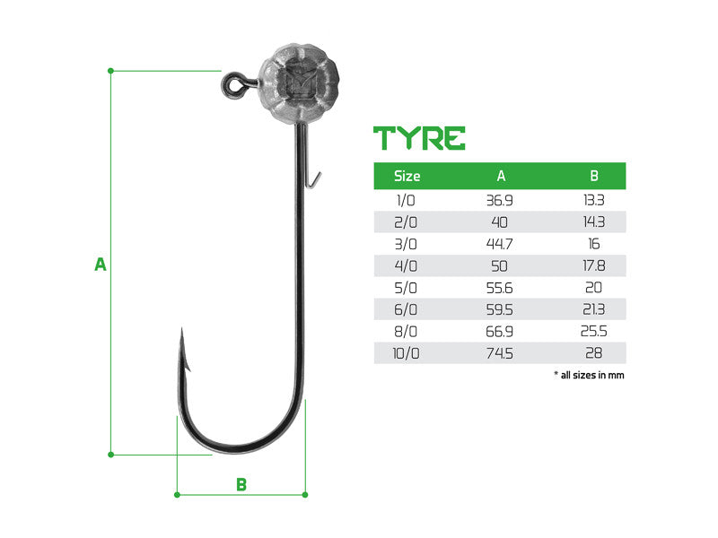 Jigkopf mit dem Halter Delphin TYRE / 5 St.