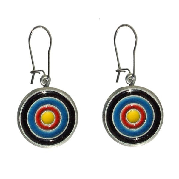 BLACK FLASH Archery Schmuck Ohrringe "Target"