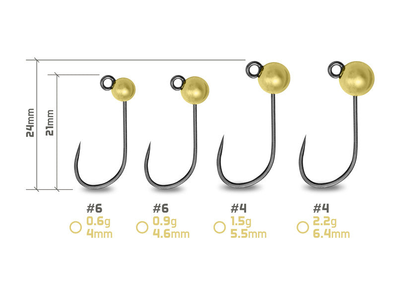 Wolfram-Jig Delphin T-AREA BL / 5 Stück