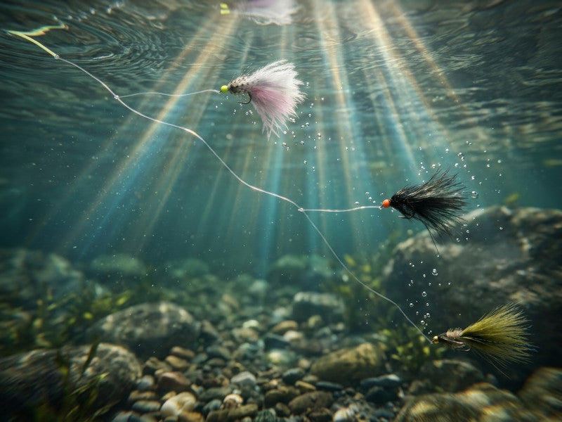 Set künstlicher Fliegen Delphin FLY / 10 Stück