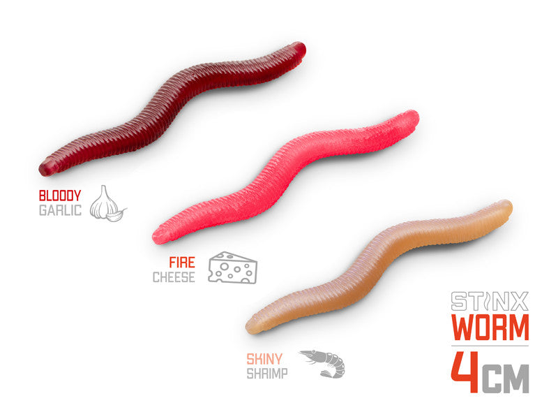 Gummiköder Delphin B! StinxWORM Garlic / 50 St.