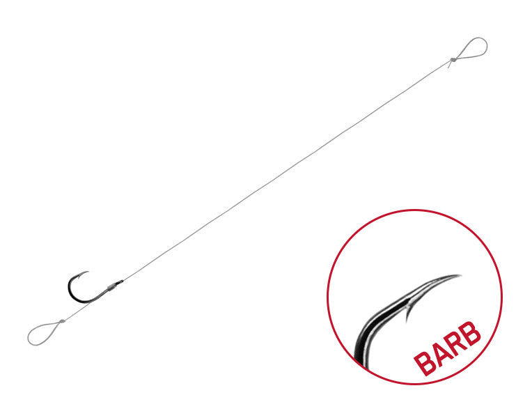 Vorfach Delphin FLR Loop Quickstop / 6St.