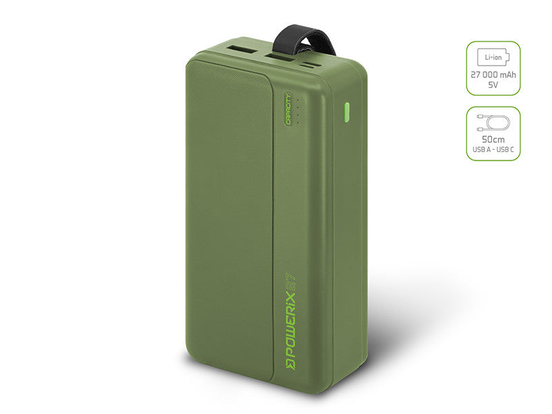 Delphin PoweriX Powerbank / 27 000 mAh
