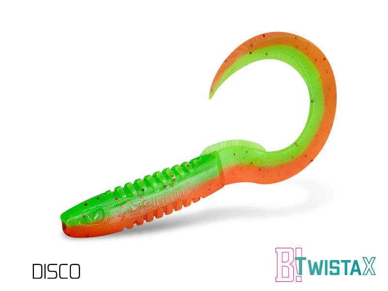 Gummiköder Delphin TwistaX Eeltail UVs / 5St.