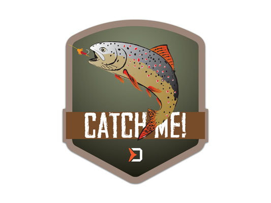Aufkleber Delphin CatchME! FORELLE
