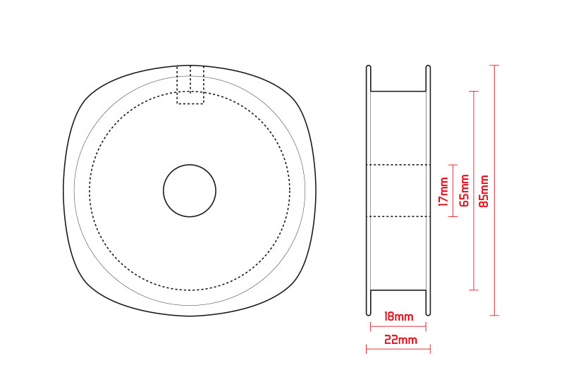 Spule 100-300m / 10St.