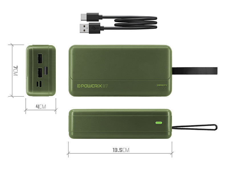Delphin PoweriX Powerbank / 27 000 mAh