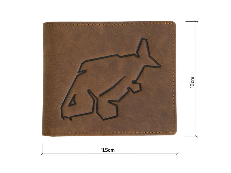 Ledergeldbörse Delphin CARP OutLINE
