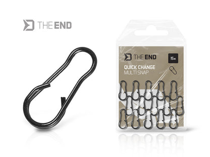 Schnellwechselclip Delphin TheEND Multi Snap / 15 Stück