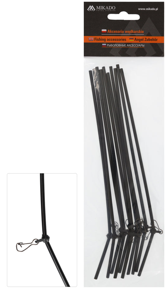 Mikado Tube - Anti Tangle Mit Wirbel 20cm - 10 Stk.