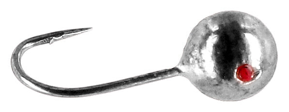 Mikado Köder - Runde Mormyshka 3.5 - Silber - 5 Stk.