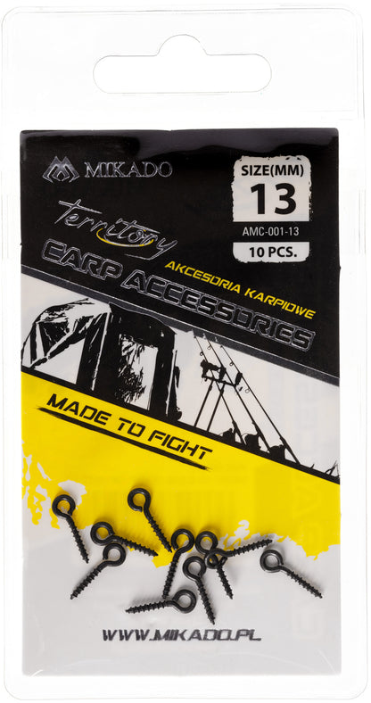 Mikado Schraube - Für Boilies - 13mm - 10 Stk.