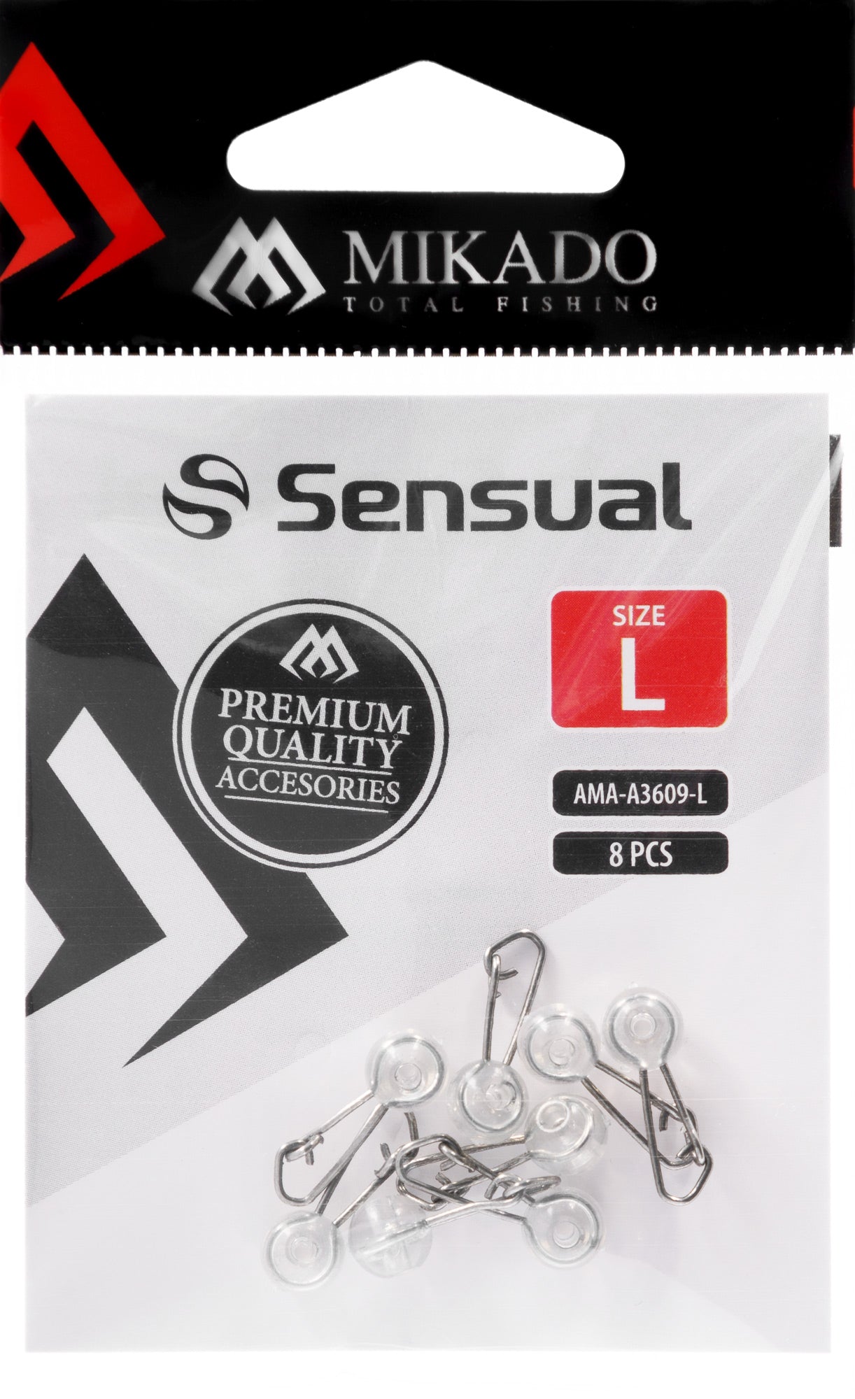 Mikado Fixing System - Snap With Bead - Size M - 8 pcs.